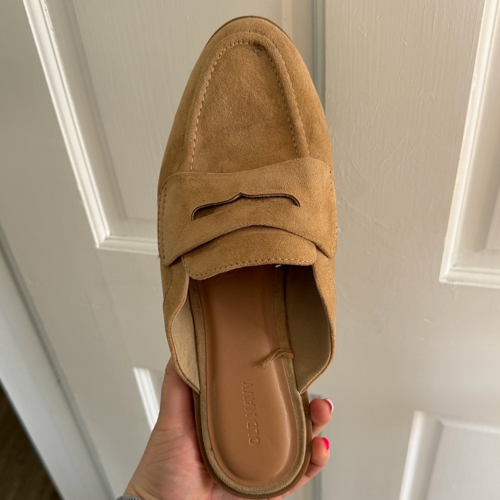 Old Navy Tan Suede Loafers